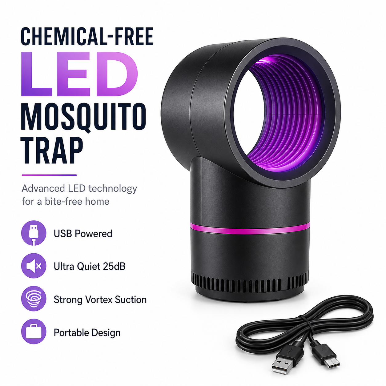 💐50% OFF! Eco-Friendly LED Mosquito Repellent – Perfect for Garden & Camping ⛺🌲【Limited Stock】