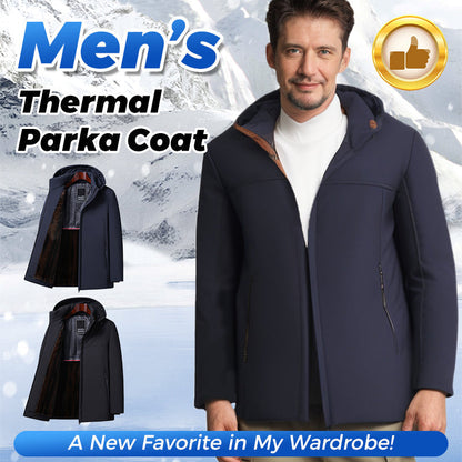 🧥 60% OFF NOW! 🔥 Men's Hooded Parka - Insulated & Waterproof, Ultimate Comfort for Winter 🚚 FREE SHIPPING