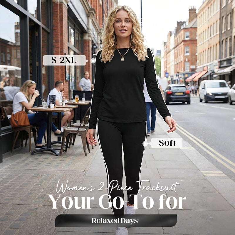 👚 50% OFF NOW! 🏃‍♀️ Women's 2-Piece Tracksuit – Long Sleeve Set, Comfortable & Stylish for Sport or Casual Wear 🧥✨