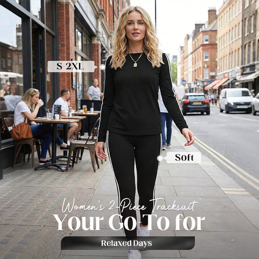 👚 50% OFF NOW! 🏃‍♀️ Women's 2-Piece Tracksuit – Long Sleeve Set, Comfortable & Stylish for Sport or Casual Wear 🧥✨