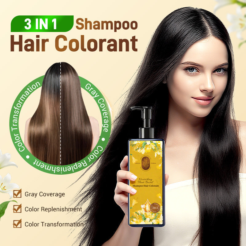 🔥 2025 Hot Sale 🔥Nourishing Plant-Based Hair Color🎁Free Gift brush!