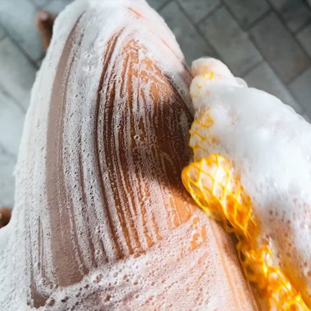 🥳HOT SALE🥳💞50K+ SOLD! Exfoliating Sponge – BUY 1 GET 3! Deep cleans, quick-dry & stretchy. Silky skin – grab yours! ✅