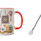 🔥LAST DAY SPECIAL PRICE £9.99!!⚡50K+ SOLD!🎁🧶Yarn Love Mug, Gift For Crafters And Creative Souls