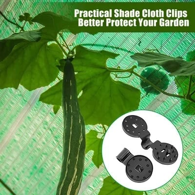 🌞 Stretch, Slide & Secure Your Shade Cloth Instantly  Heavy-Duty Shade Cloth Clips – Smooth, Fast & Reliable