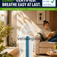 ❄️【Cool the Entire Room in 90 Seconds】Tower Fan—an air conditioner that can be used in both upright and horizontal positions