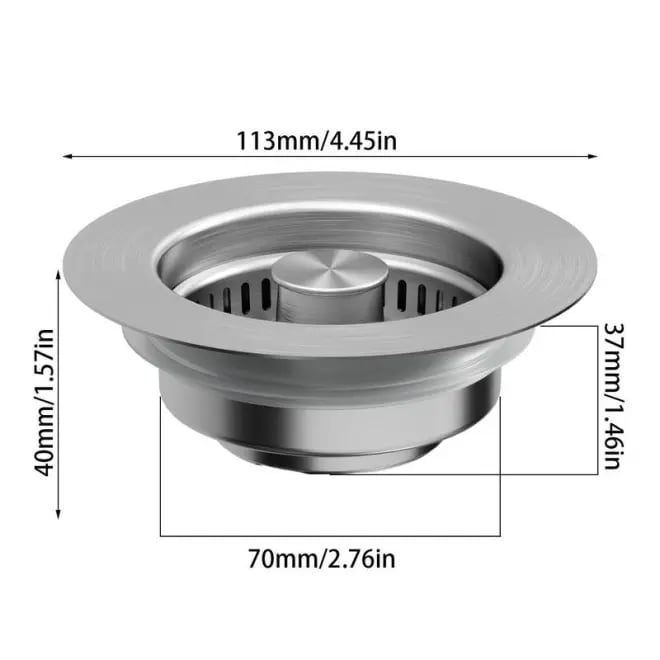 💧BUY 3 GET 1 FREE💧LAST DAY 60% OFF-Upgraded 3 in 1 Kitchen Sink Drain Strainer