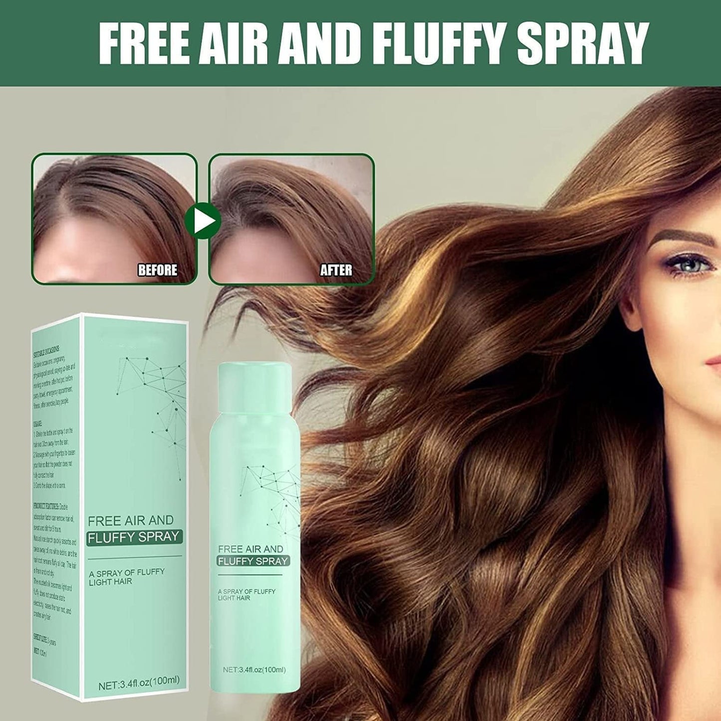 ⚡Leave-In Dry Mist - Removes Grease and Freshens All Day Long⚡