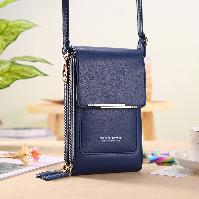 🏆Last Day Promotion：ONLY ￡13.99!!👜📱 Simple and elegant women's touchscreen crossbody phone wallet