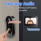 Wireless doorbell camera: 1080P, 170° angle, 4.3-inch screen, IPX65 outdoor waterproof rating, night vision