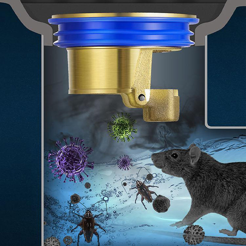 🔥 LAST DAY -BUY 2 GET 1 FREE 🔥 Downspout Universal Brass Floor Drain Core Anti-Odor Deodorizer