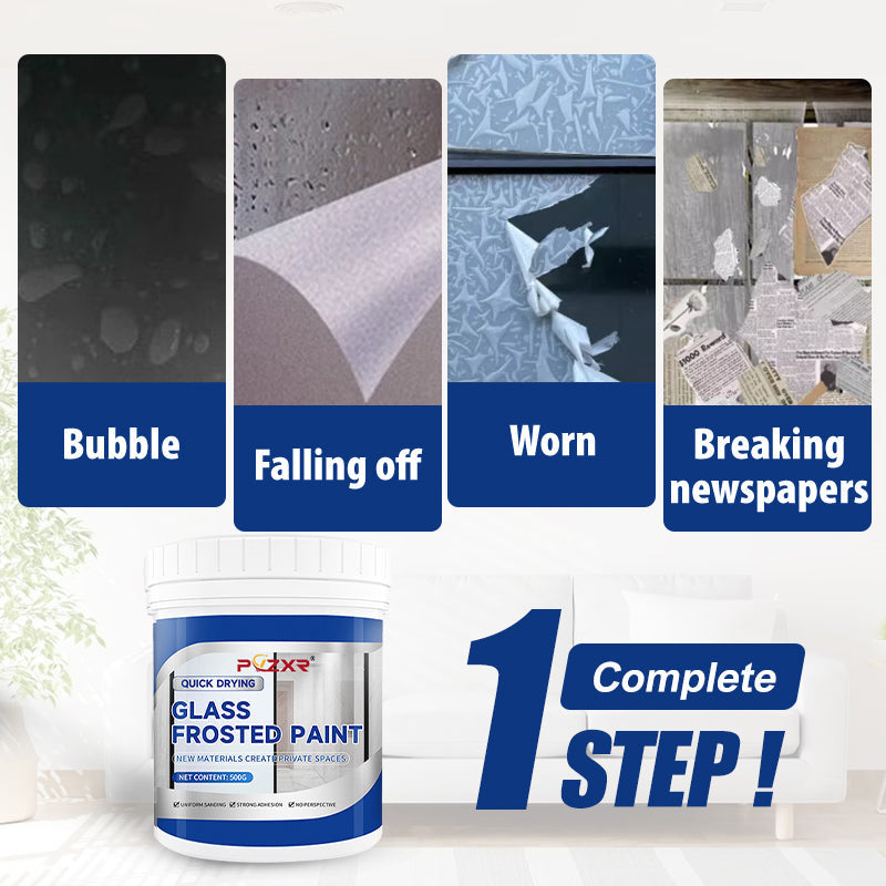 🎁 50% OFF! 🔥 Frosted Glass Paint 2026 – Quick-Drying, Water-Resistant & Elegant Frosted Effect 🌫️✨