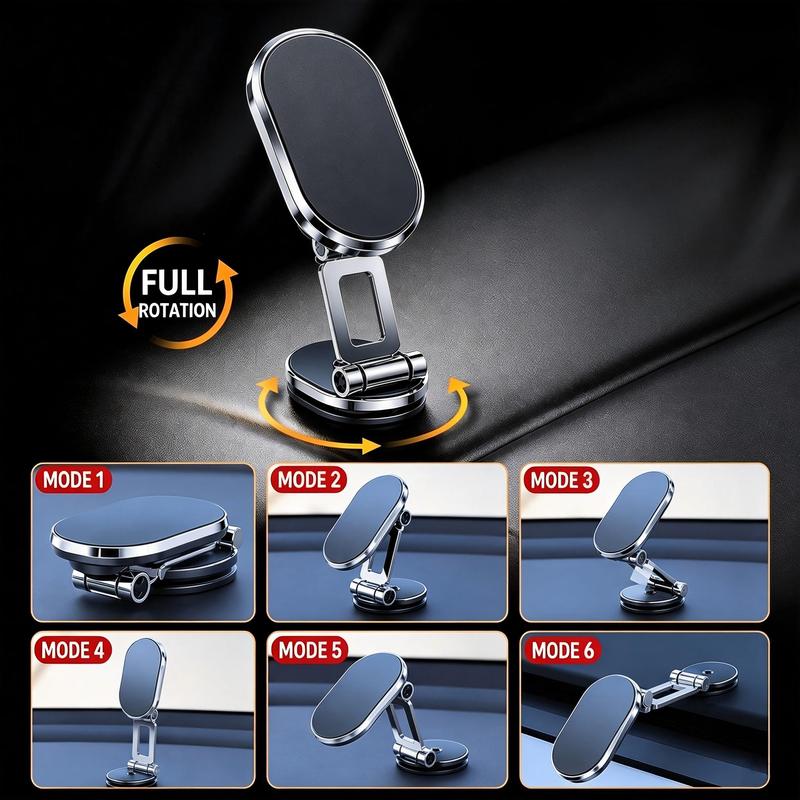 🥳HOT SALE🥳💞50K+ SOLD! Phone Holder – From £8.99! Strong magnet, 360° rotation & foldable metal. Safer driving – grab yours! ✅