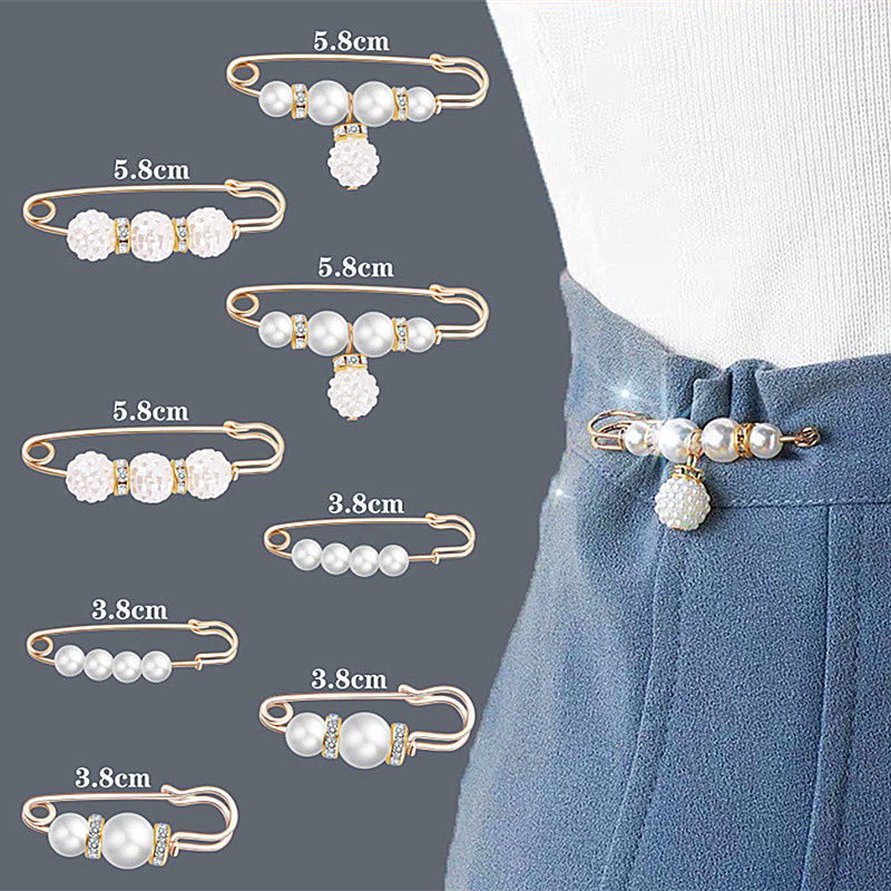 ✨ Buy 1 Get 1 FREE Pearl Corset Brooch | Elegant Waist & Collar Fashion Pin