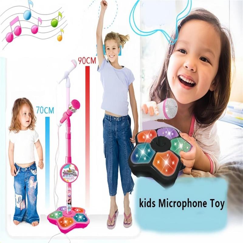 🎅LAST DAY SALE 52% OFF!!🌲Microphone Toy, Karaoke Machine Toy with Light