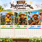 🥳2026 HOT SALE🥳💞50K+ SOLD!🐮📅 50% OFF! 2027 Funny Highland Cow Wall Calendar – 12 exclusive seasonal designs, A4 spiral binding. A smile on your wall every month! 😂✨
