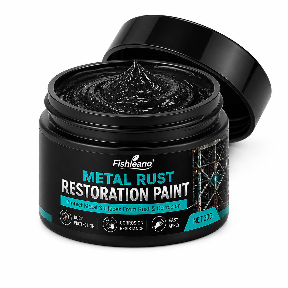 🥳2026 HOT SALE🥳💞50K+ SOLD!🔧🏠 50% OFF! Metal Rust Protection Black Repair Paste – Restores rusty gates, railings & tools. Forms protective coating – no need to replace! 🛡️✨