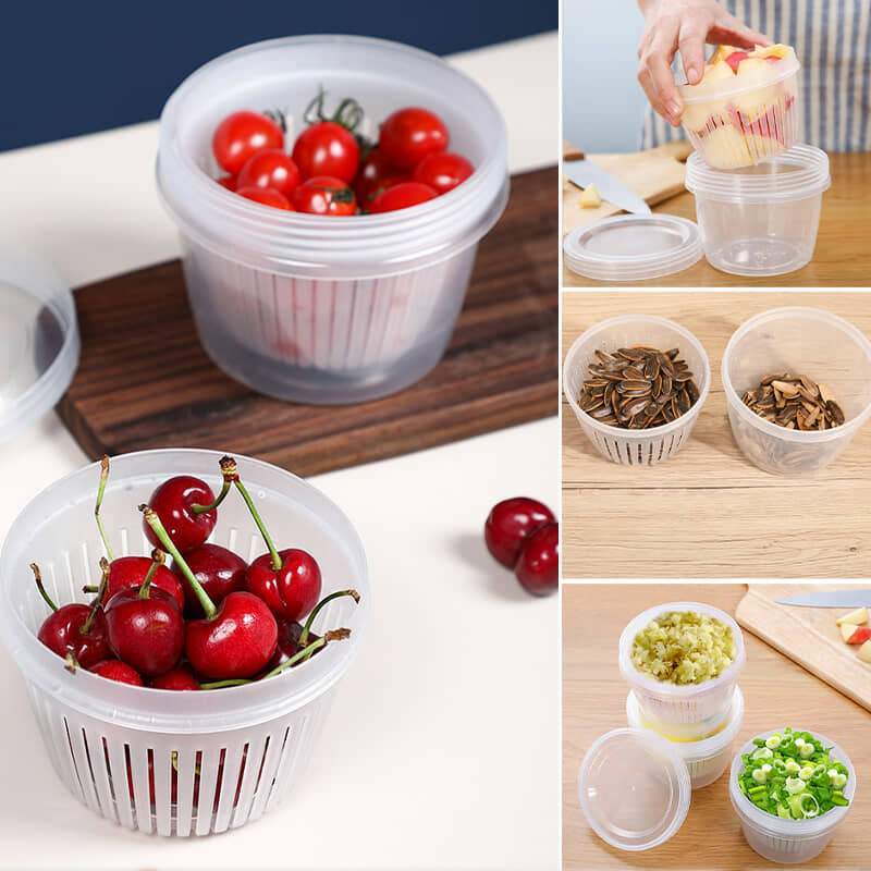 🥳HOT SALE🥳💞10K+ SOLD! Preservation Box – From £7.99! Double drain, spiral seal & 500ml capacity. Fresh food – grab yours! ✅