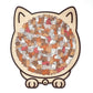 🎁Christmas Sale 50% OFF🎅135-Piece Morandi-Colored Cat Shaped Wooden Jigsaw Puzzle