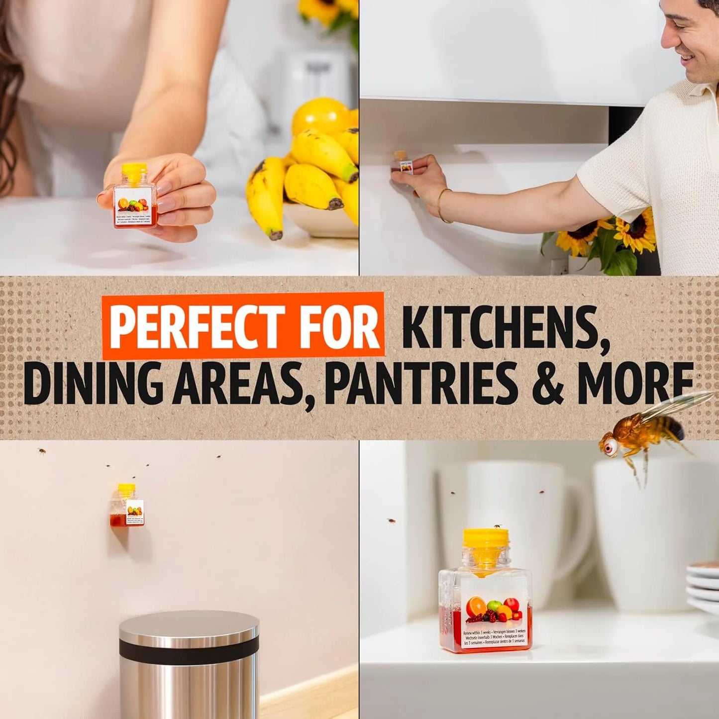 🍏 Fruit Fly Bait – Highly Effective for Your Traps! 🪰 🎁 Buy 1, Get 1 Free! ✨ Limited Offer: 50% Off for a Clean & Healthy Garden