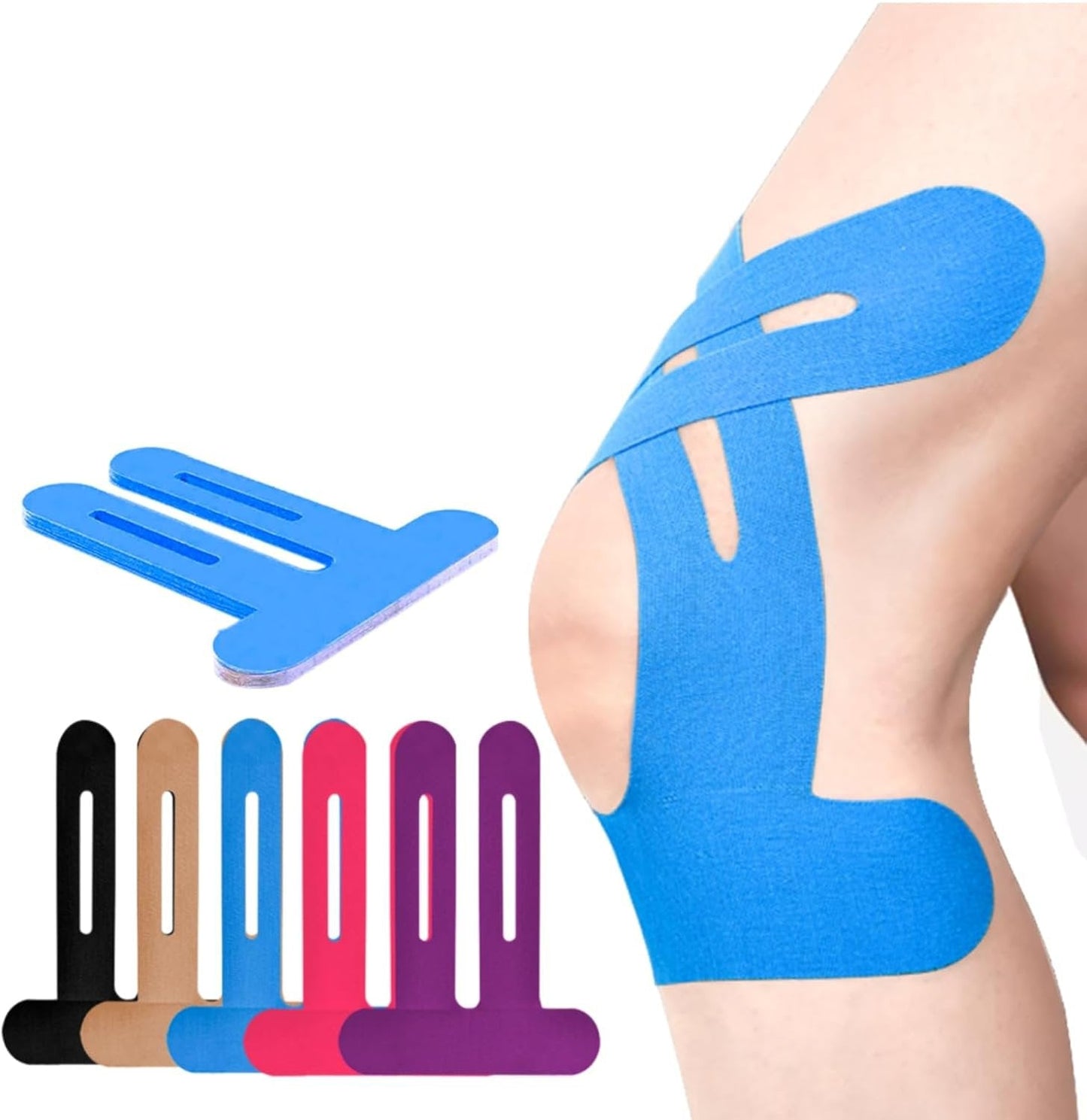 🥳2026 HOT SALE🥳💞20K+ SOLD! 🏃🎁 50% OFF! Precut Knee Tape – From £7.99! Precut strips, strong adhesion & 150% stretch. Pain relief & stability – stock up & save! 💪✅