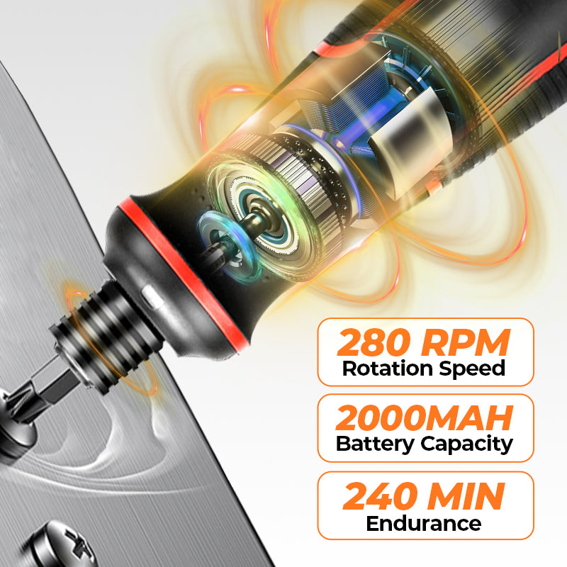 ⚡Flash Sale! 66% Off Cordless Electric Screwdriver Set – Limited Stock!🔧
