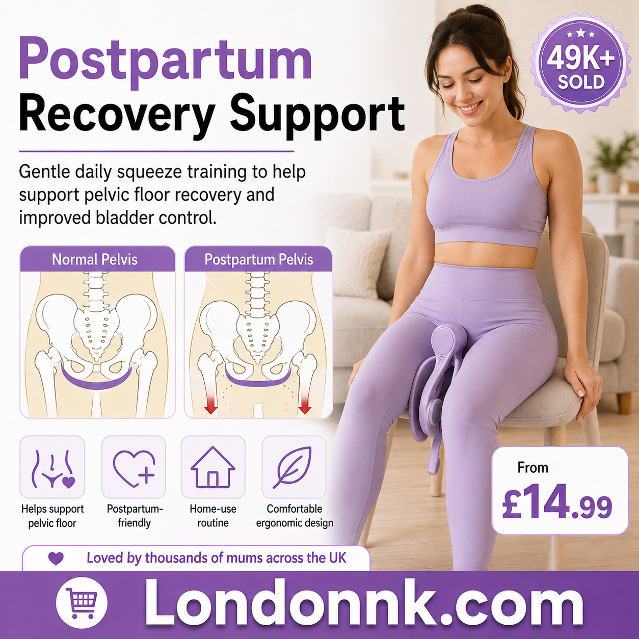 🥳HOT SALE🥳💞49K+ SOLD! Leg Clip – From £14.99! Lifts hips, trims thighs & repairs pelvic floor. Transform your figure – grab yours! ✅