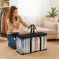 ⏰LAST DAY BUY 2 GET 1 FREE!!💕HomeVault™🇬🇧 Transparent Storage Bag – Large, Dust & Moisture-Proof with Handle✨Ultimate All-in-One Organizer for Clothes, Toys, Books, Stuffed Animals & Absolutely Everything! 🧸📚👕🧦