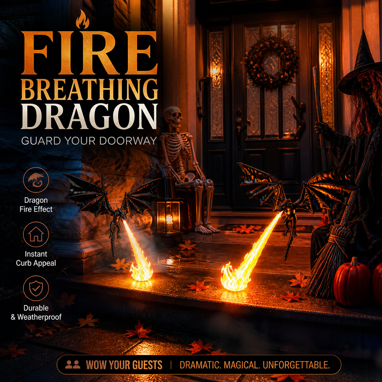 🥳HOT SALE🥳💞10K+ SOLD! Dragon Bookend – From £22.99! PLA silk flame, wedge design & unique decor. Fantasy gift – grab yours! ✅