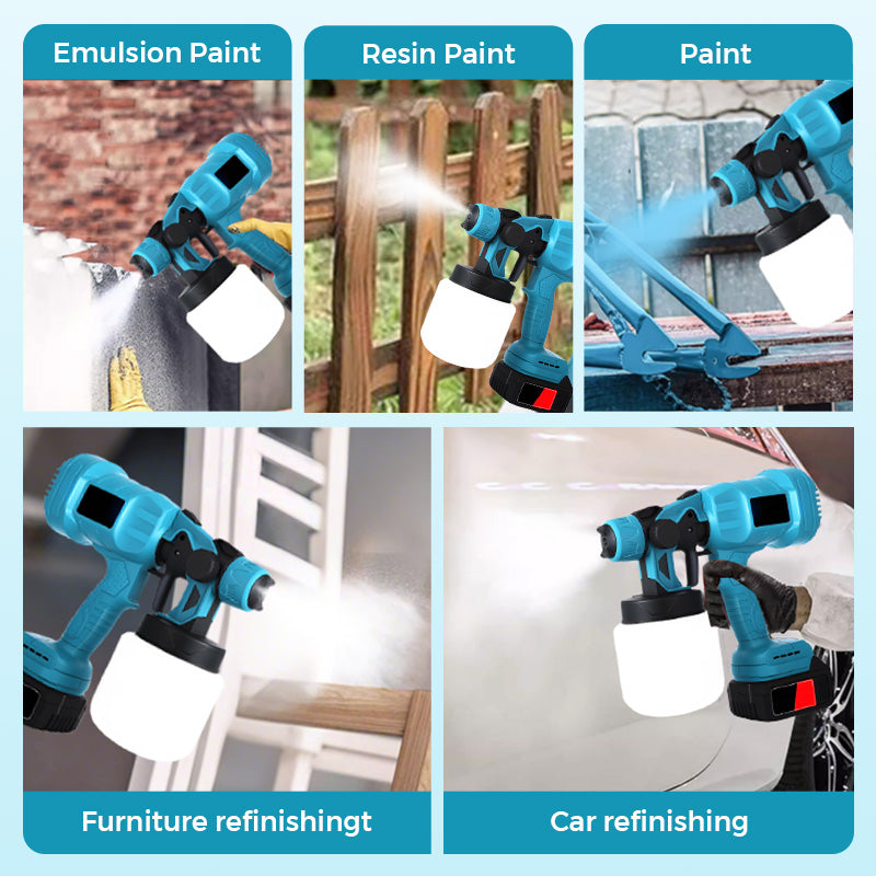 🔥🔥 50% off + free shipping! 💥 🎨 Cordless electric paint sprayer – Fast, clean, and efficient