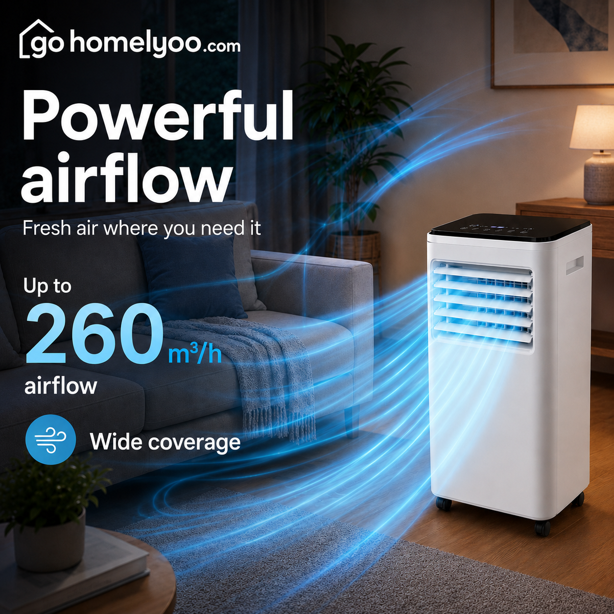 ❄️50% OFF NOW ! 🌬️Portable 3-in-1 Quiet Fan Air Conditioner