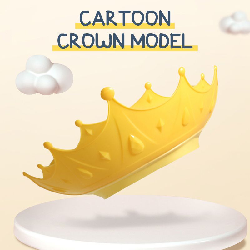 📢 LIMITED TIME 55% OFF! ⏰ Kids' Ear Protective Cap – Waterproof Shower Hat, Adjustable & Cartoon Crown Design ✨