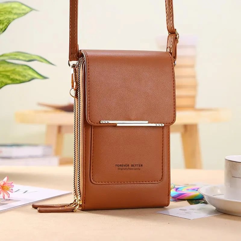 🏆Last Day Promotion：ONLY ￡13.99!!👜📱 Simple and elegant women's touchscreen crossbody phone wallet