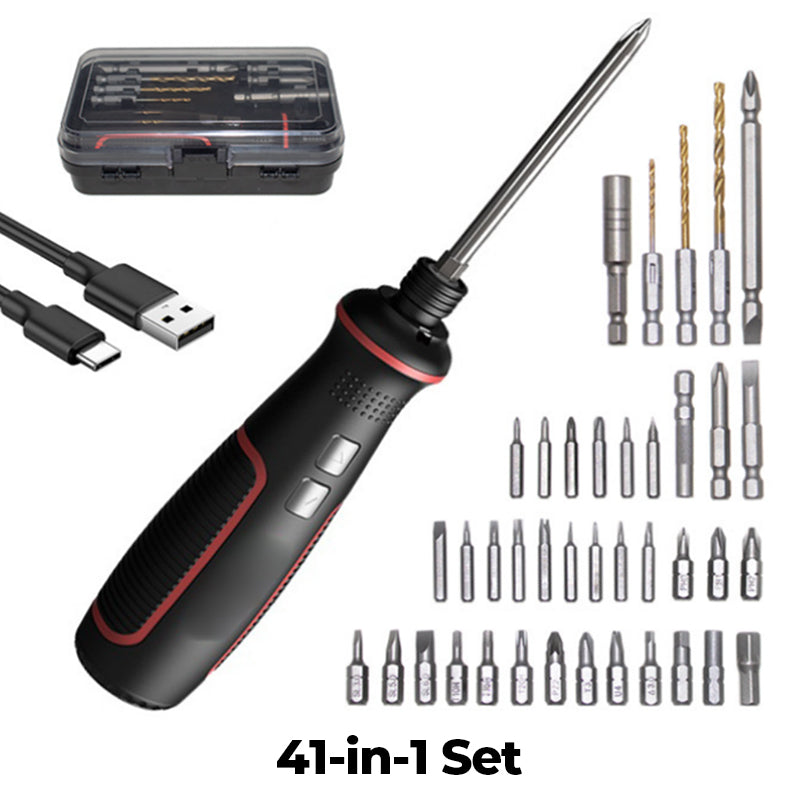⚡Flash Sale! 66% Off Cordless Electric Screwdriver Set – Limited Stock!🔧