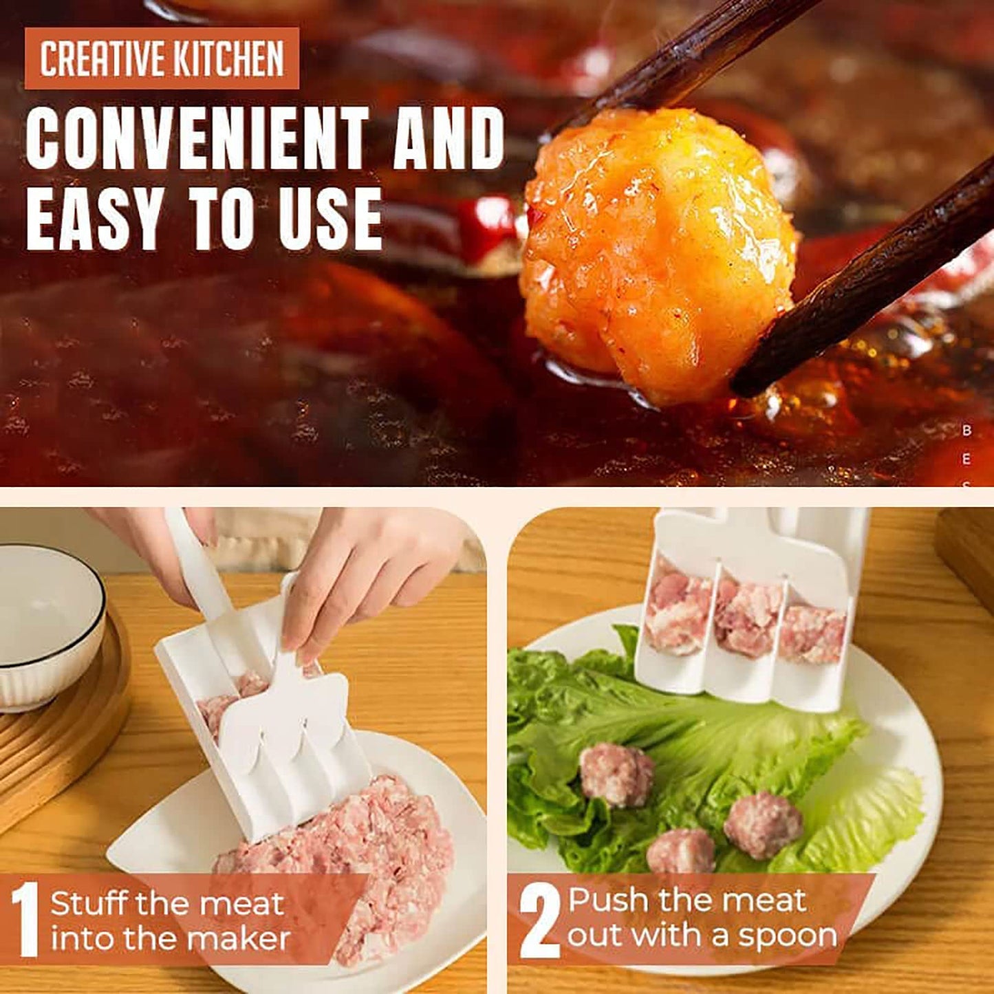 🥳HOT SALE🥳💞10K+ SOLD! Triple Meatball Maker – From £5.99! 3 at once, non-stick & easy clean. Fast & mess-free – grab yours! ✅