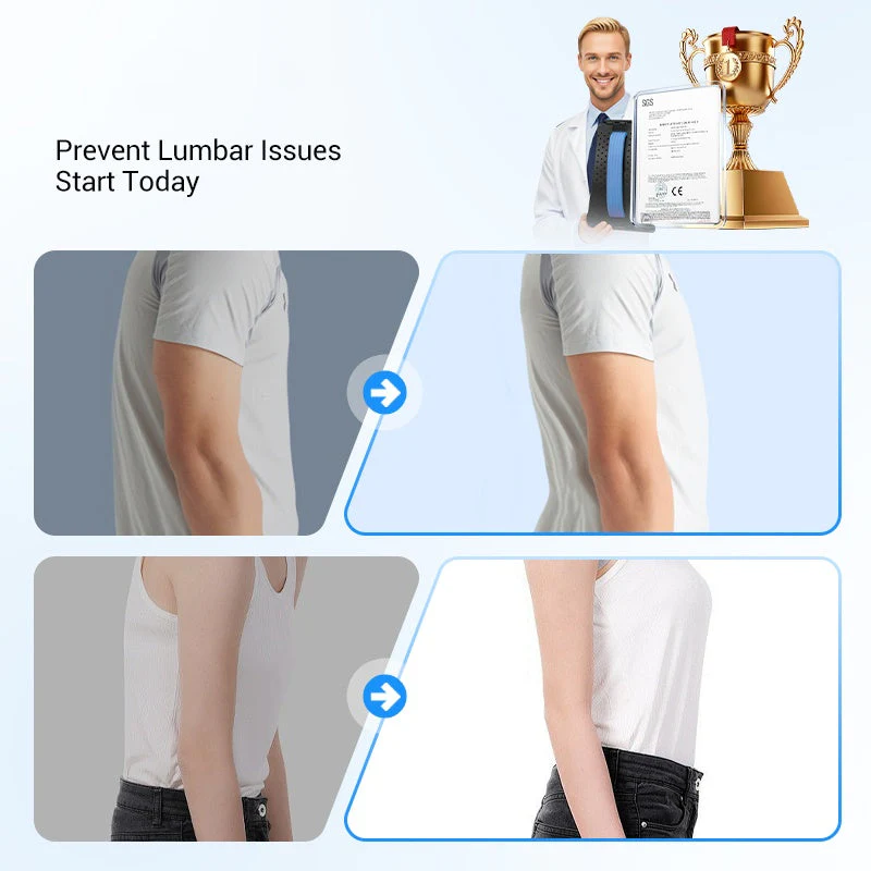 🔥 Magnetic Lumbar Stretcher – Acupressure Massage, Portable Design & Relieves Back Pain 🧘‍♂️✨