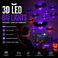 🎃FLASH SALE🎃 3D Bat Decor Stickers Set – 48–128PCS, Reusable, Easy Apply & Remove – Spooky Halloween Vibes! 🦇✨