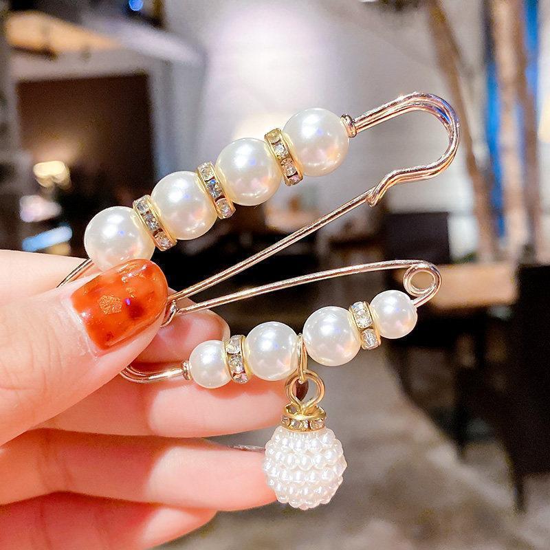 ✨ Buy 1 Get 1 FREE Pearl Corset Brooch | Elegant Waist & Collar Fashion Pin