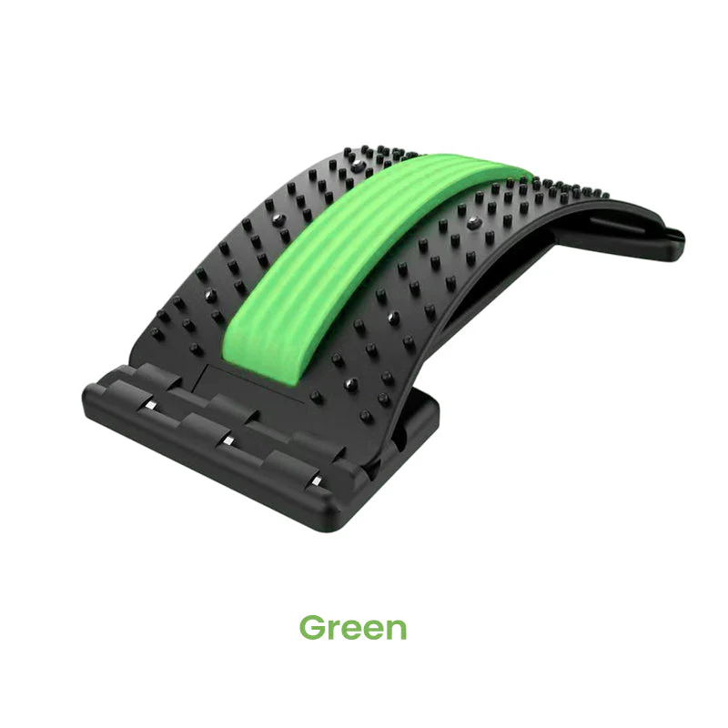 🔥 Magnetic Lumbar Stretcher – Acupressure Massage, Portable Design & Relieves Back Pain 🧘‍♂️✨