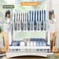 🔥🍽️ 50% OFF Premium 2-Tier Dish Rack – Maximize Drying Space, Sleek Stainless Steel, Stylish Kitchen Upgrade ✨🏠