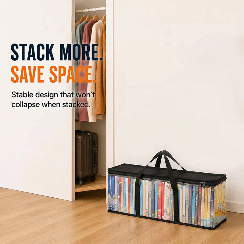 ⏰LAST DAY BUY 2 GET 1 FREE!!💕HomeVault™🇬🇧 Transparent Storage Bag – Large, Dust & Moisture-Proof with Handle✨Ultimate All-in-One Organizer for Clothes, Toys, Books, Stuffed Animals & Absolutely Everything! 🧸📚👕🧦