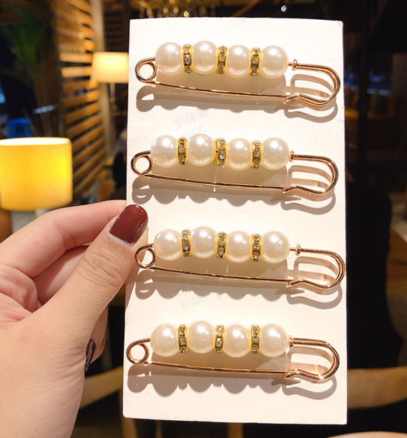 ✨ Buy 1 Get 1 FREE Pearl Corset Brooch | Elegant Waist & Collar Fashion Pin
