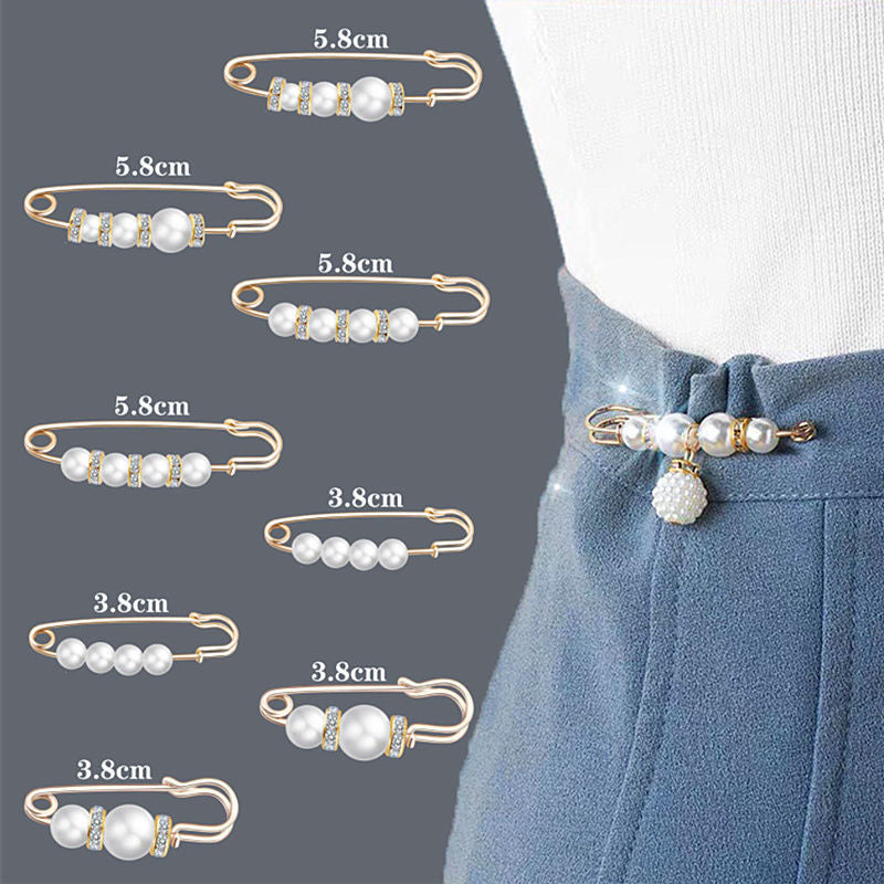 ✨ Buy 1 Get 1 FREE Pearl Corset Brooch | Elegant Waist & Collar Fashion Pin