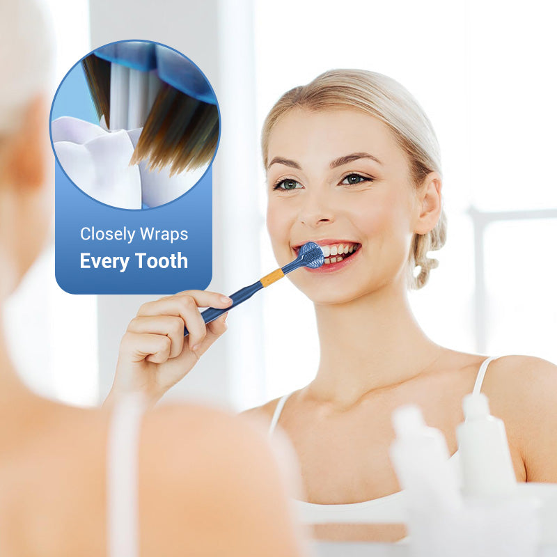 HOT SALE🦷Three-headed multi-angle cleaning toothbrush