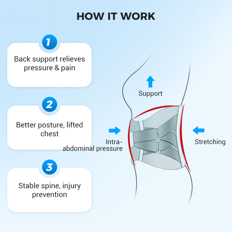 🔥Caring for your lumbar spine🎁🎄Heat-pressed Mesh Breathable Steel Plate Support Waist Protector