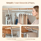 👖 BUY 2 GET 1 FREE! 🗄️ Household Multifunctional Telescopic Pants Storage Rack – Space-Saving, Adjustable Layers & Easy Assembly 🏠✨