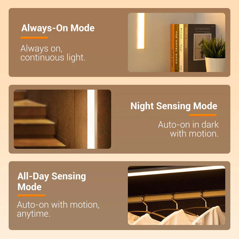 🔥2025 Hot Sale 49% Off🔥LED Smart Magnetic Human Body Sensor Light