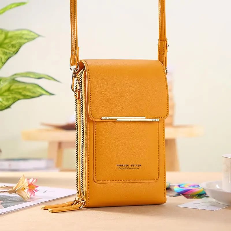 🏆Last Day Promotion：ONLY ￡13.99!!👜📱 Simple and elegant women's touchscreen crossbody phone wallet