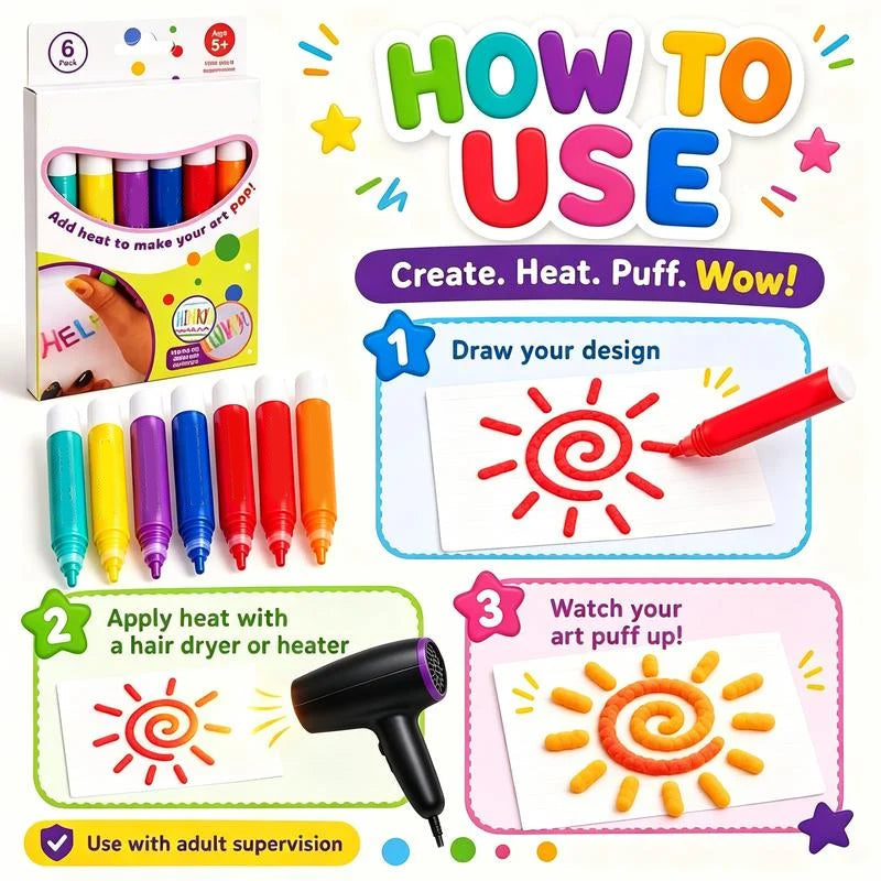 💥Christmas Hot Sale 55% OFF🎁Magic Puffy Pens & Buy 3 Pay 2 🔥