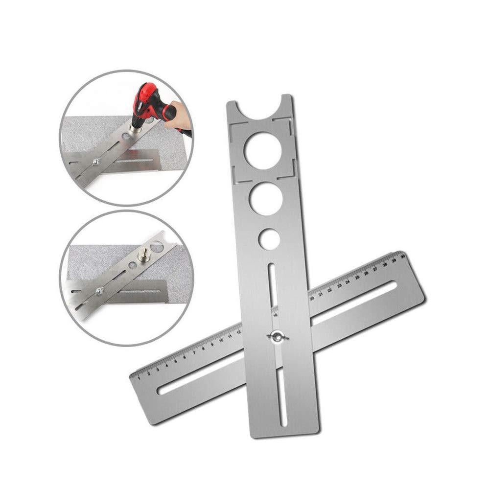 🥳2026 HOT SALE📐Tile Angle Measuring Ruler – Multi-directional adjustment, one‑click positioning. Premium stainless steel – rust‑proof, anti‑fall & durable. Ideal for tile & wood cutting! 🛠️✨