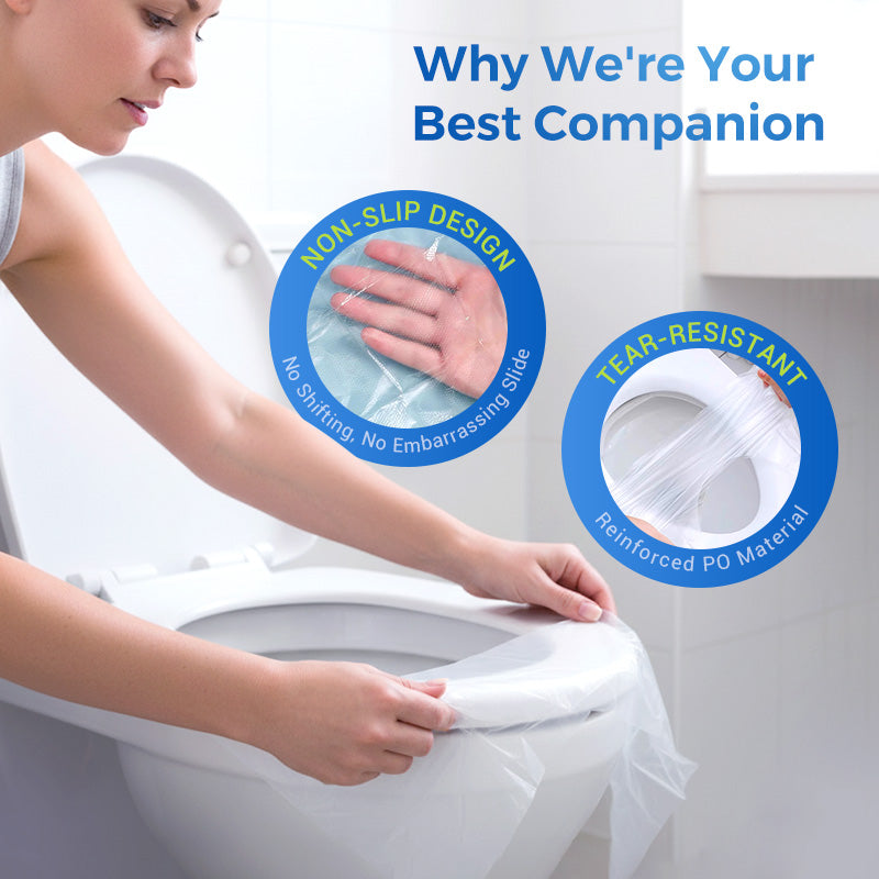 🎁2026 Hot Sale🎁💥 Disposable Plastic Toilet Seat Cover - No Worry Of Public Toilet Anymore👋